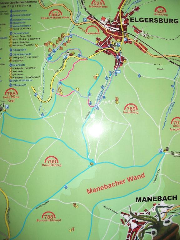 Hotel Am Wald -Garni- Elgersburg Экстерьер фото